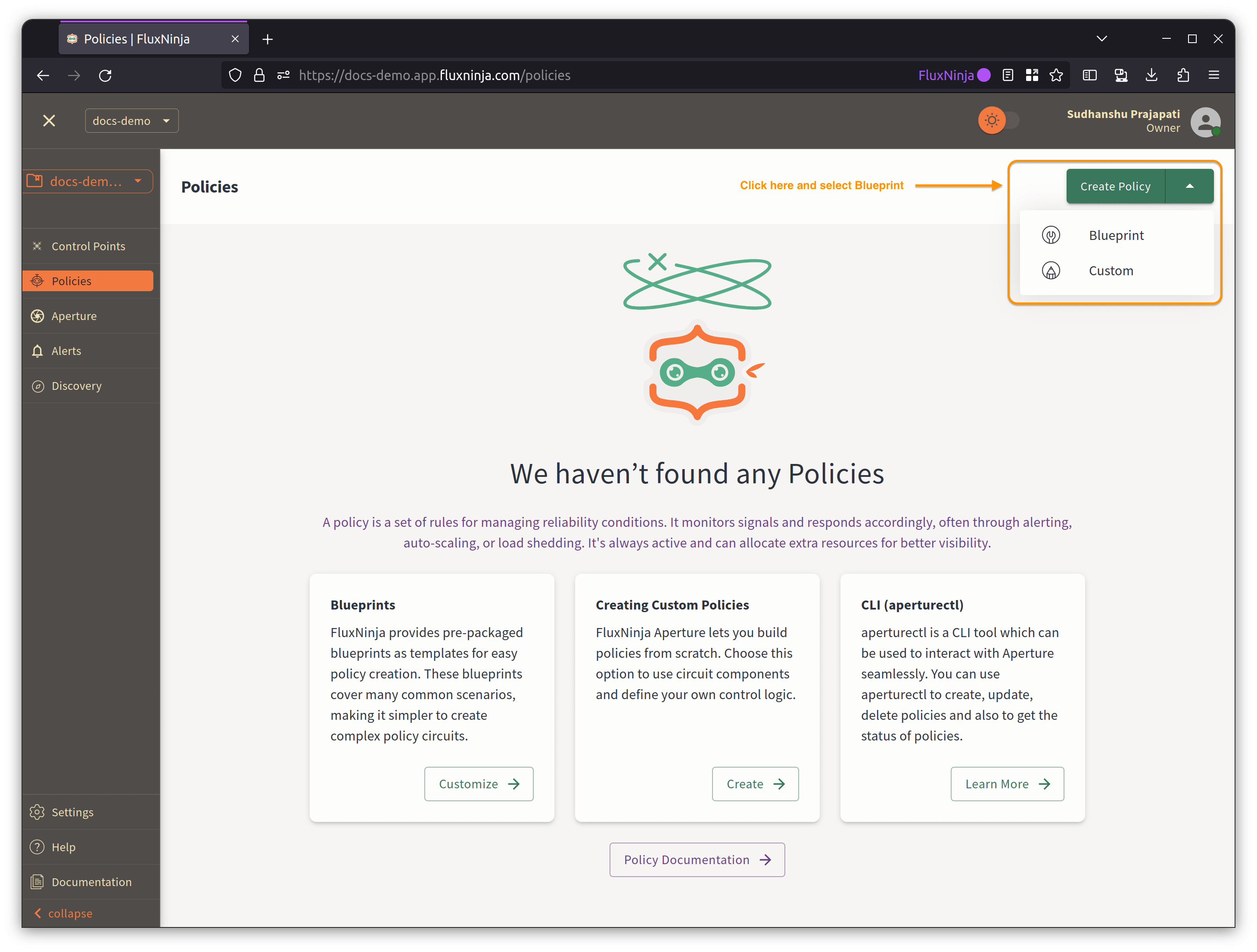 Policies Dashboard